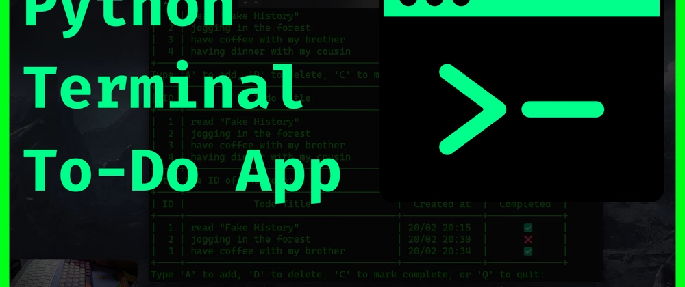 Project: Build a Command-Line To-Do App